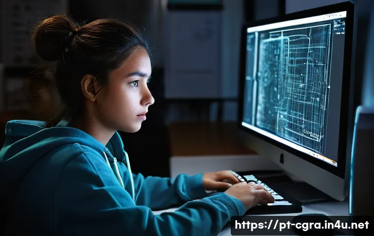 컴퓨터그래픽스운용기능사 시험장 상황별 대처법 - **Prompt 1: Pre-Exam Anxiety in a Graphic Design Student**
"A candid, realistic portrayal of a y...