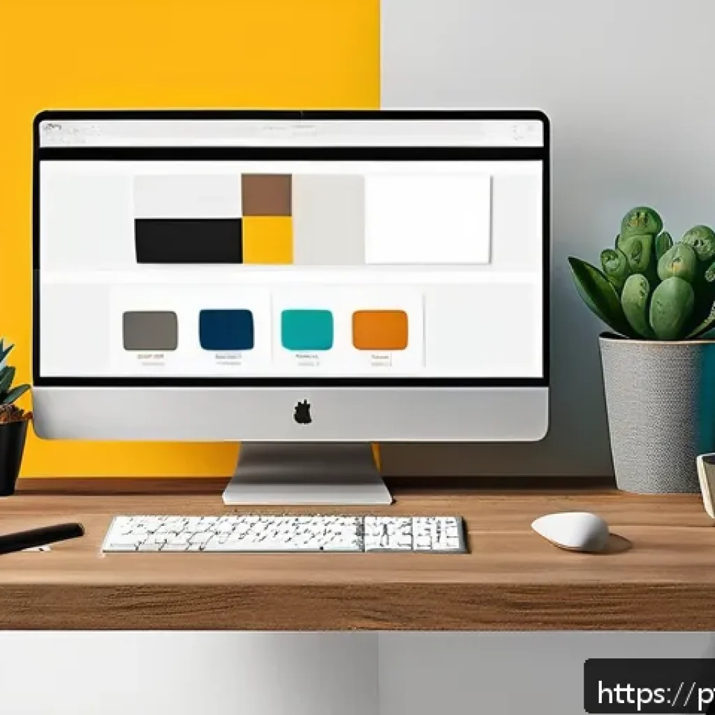 컴퓨터그래픽스운용기능사 자격증 필수 준비물 - A detailed digital illustration of a modern graphic designer’s workspace tailored for a Brazilian